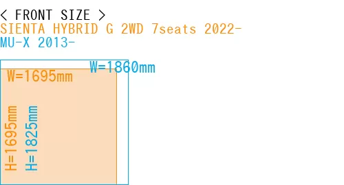 #SIENTA HYBRID G 2WD 7seats 2022- + MU-X 2013-
